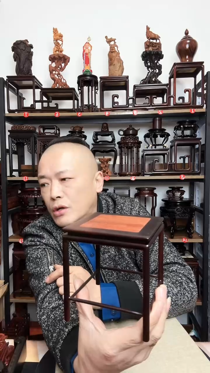 紫砂底座木底座底座11正方12高