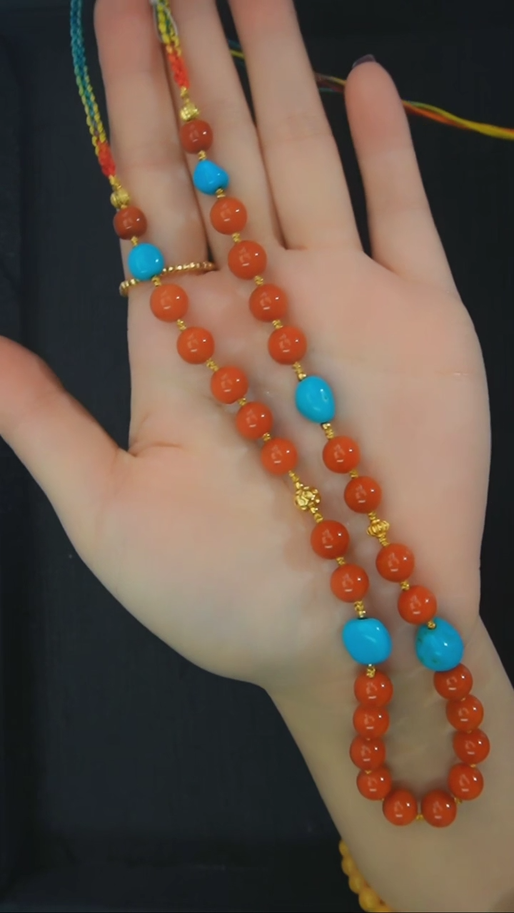 【闪购商品】南红玛瑙项链银S925镶嵌发货一件