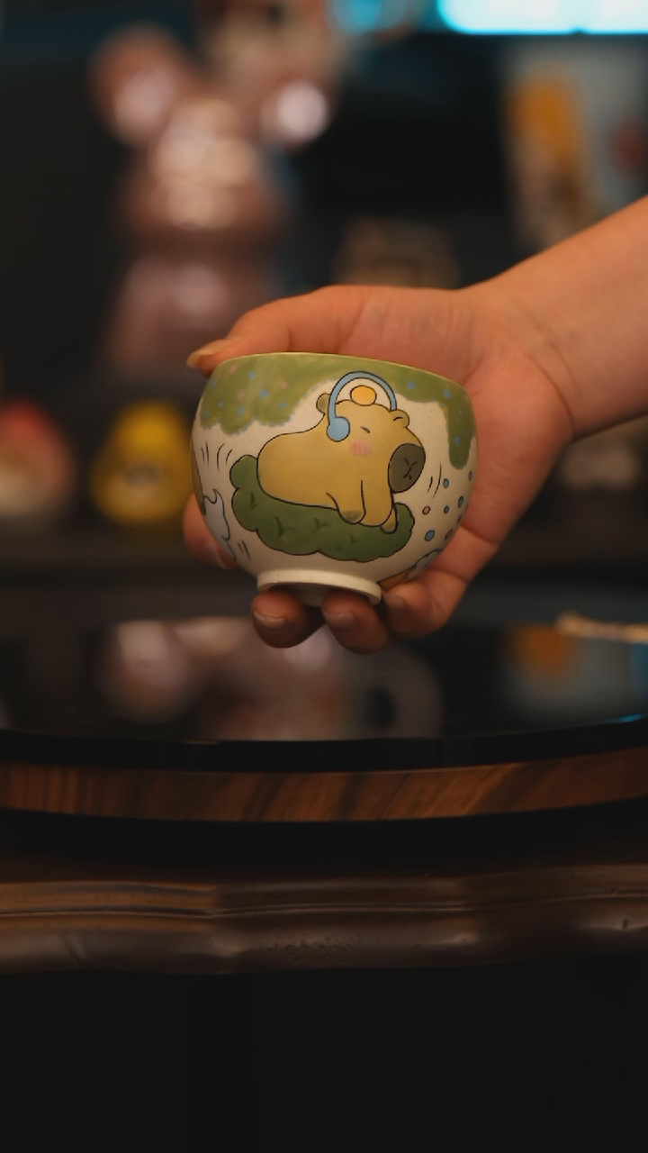 【闪购商品】摆件景德镇釉下彩绘设计师款陶瓷