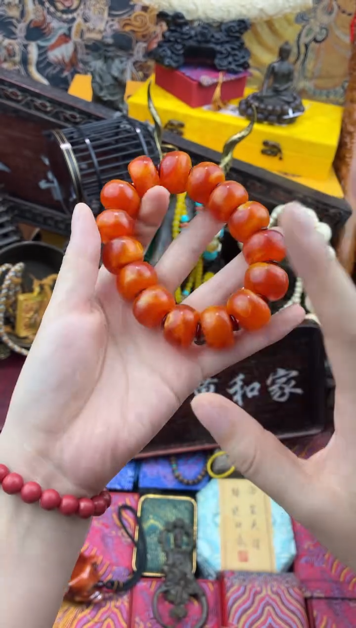 未镶嵌蜜蜡裸石红鸾臻选精品推荐