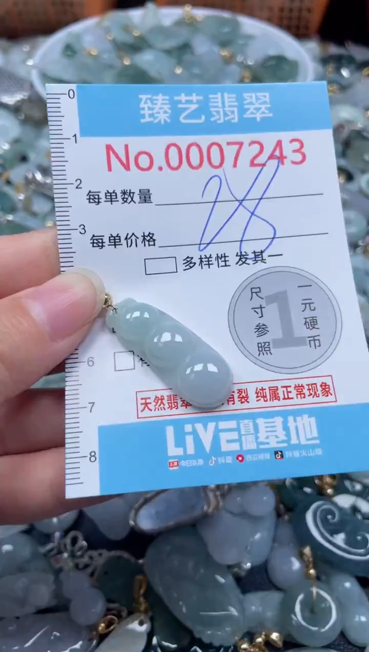 颈饰未镶嵌翡翠7243