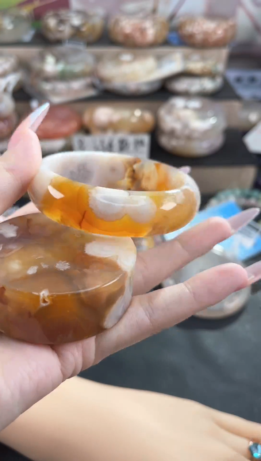 未镶嵌手镯石英质玉57