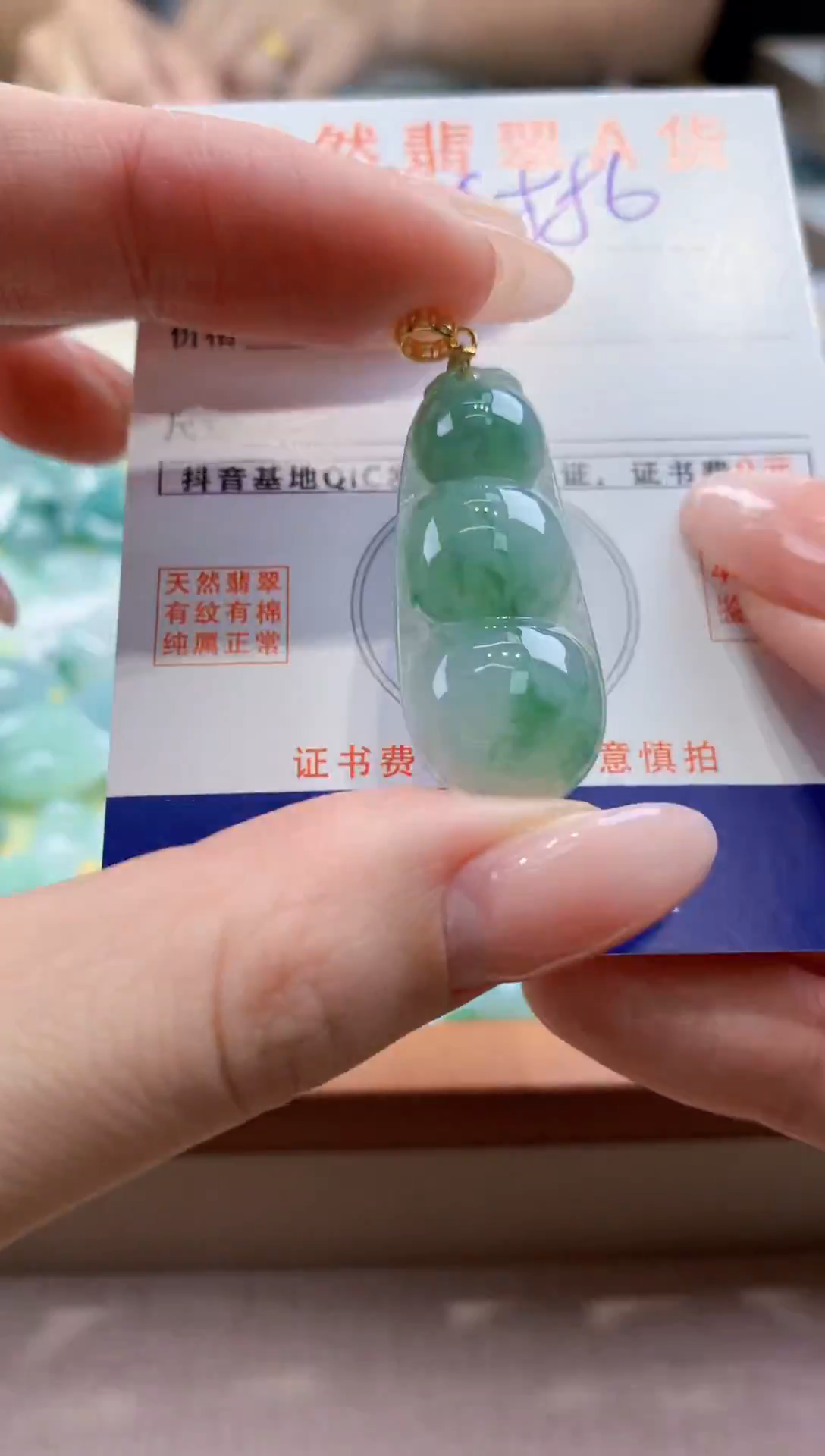 颈饰未镶嵌翡翠天然缅甸a货翡翠