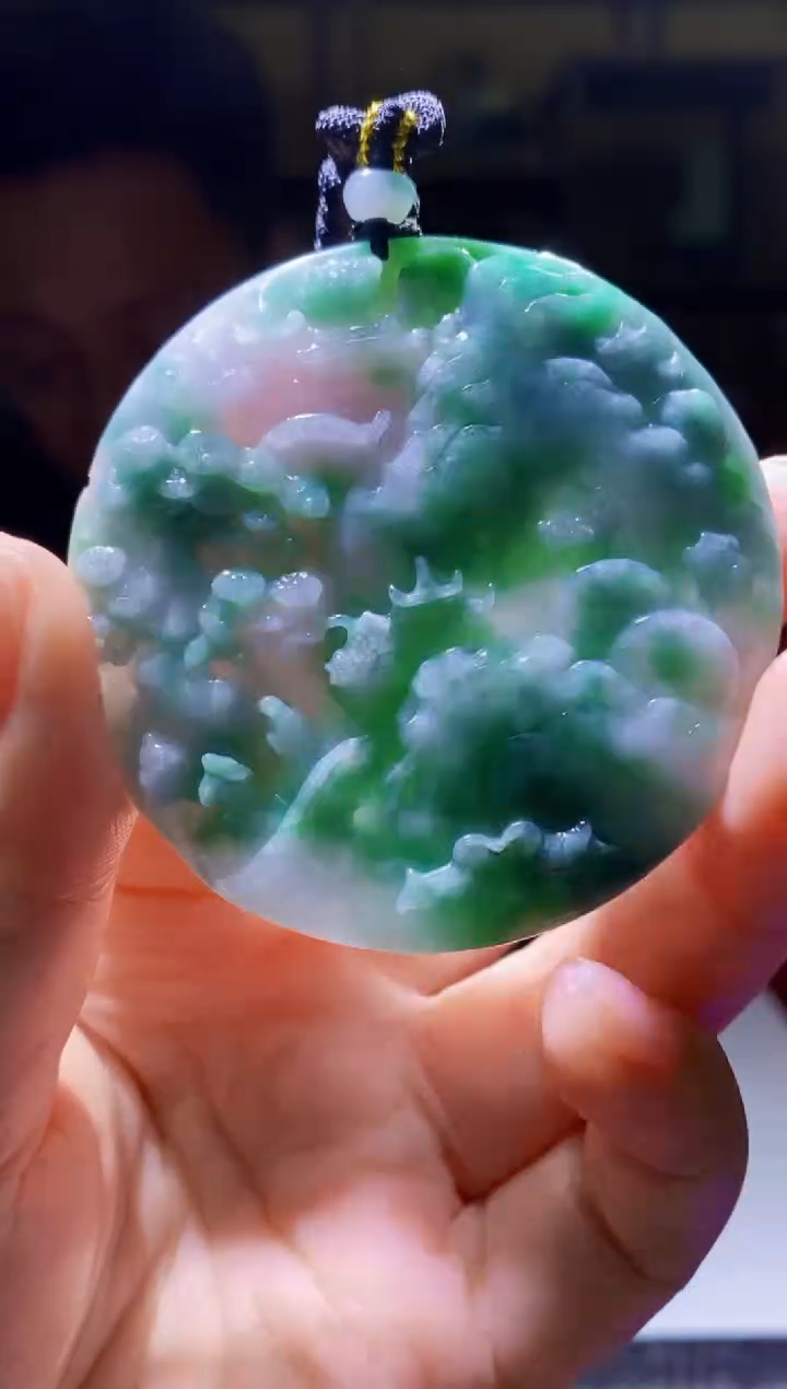 定制翡翠未镶嵌LL翡翠毛货LJD-40