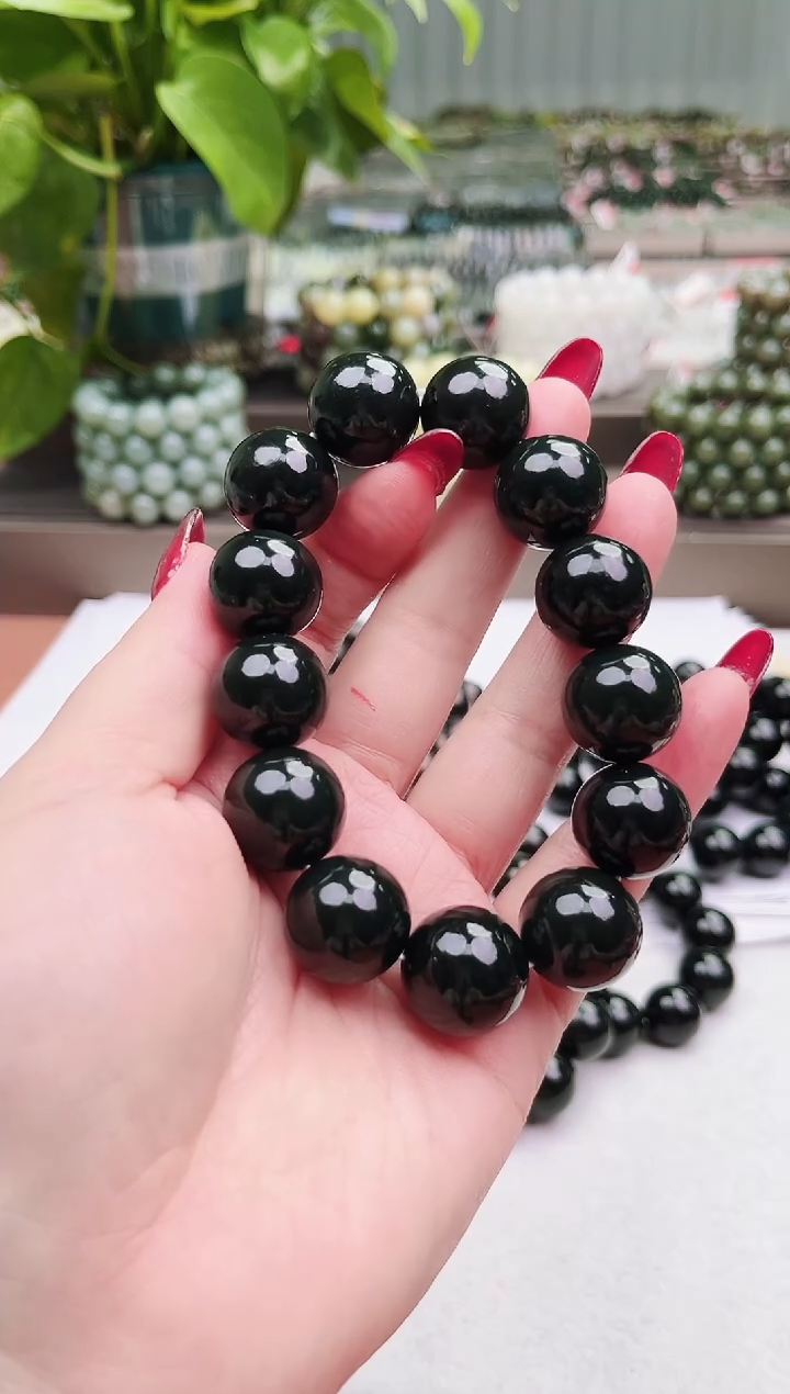 【闪购商品】和田玉未镶嵌手串纯天然和田玉新疆马儿羊矿塔青18