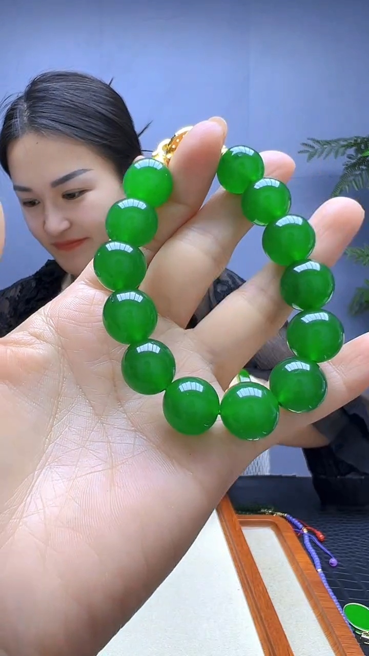 翡翠14K金镶嵌颈饰易安diy严选颈饰