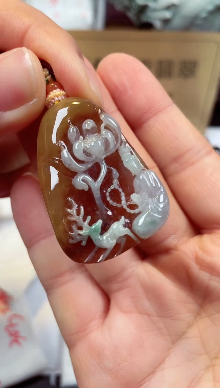【闪购商品】翡翠颈饰未镶嵌天然缅甸翡翠A货