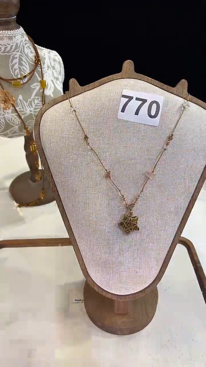 项链钛钢淡水珍珠770