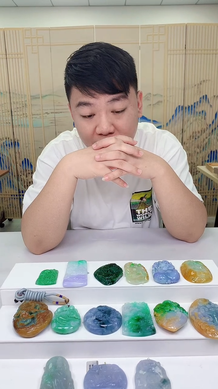 定制翡翠未镶嵌4925bb-毛货挂件61