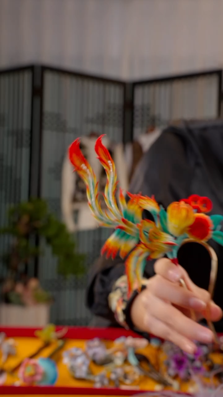 刺绣C****.非遗绒花手工饰品
