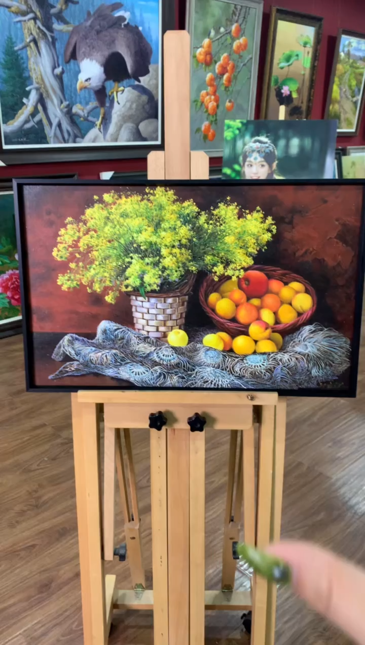 油画纯手绘油画 带装裱 37*54cm