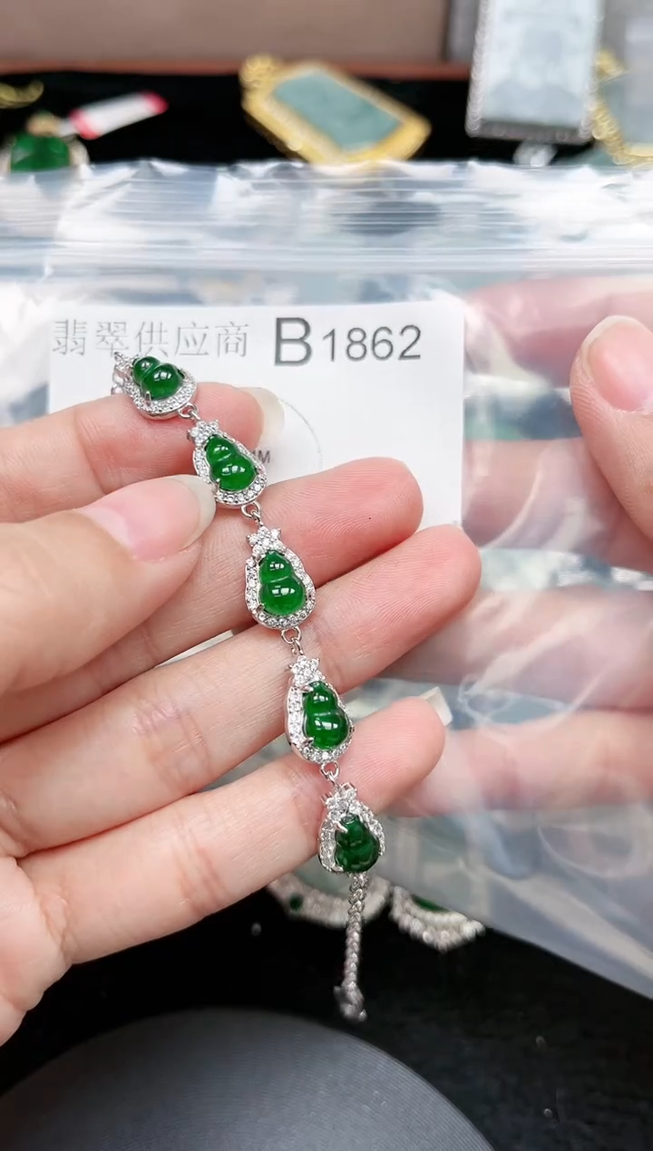 【闪购商品】翡翠颈饰未镶嵌1862赠皮绳