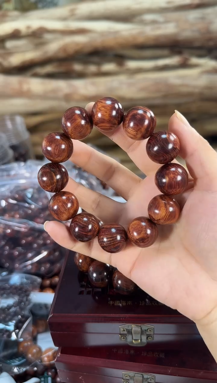黄花梨/降香黄檀手串/手链海黄手串2.0（一物一拍）