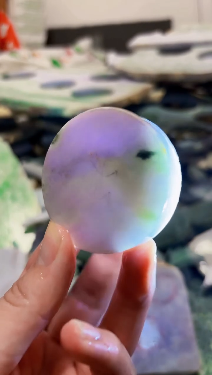 【闪购商品】翡翠颈饰未镶嵌A货白文1695