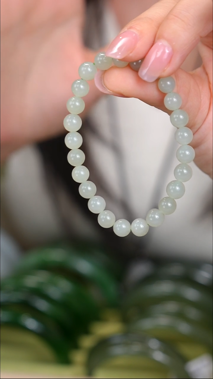 未镶嵌手串和田玉  