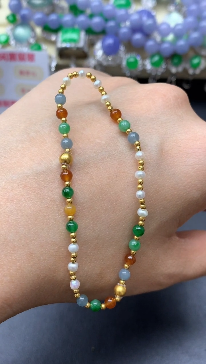 未镶嵌手链翡翠265-中国好珍宝