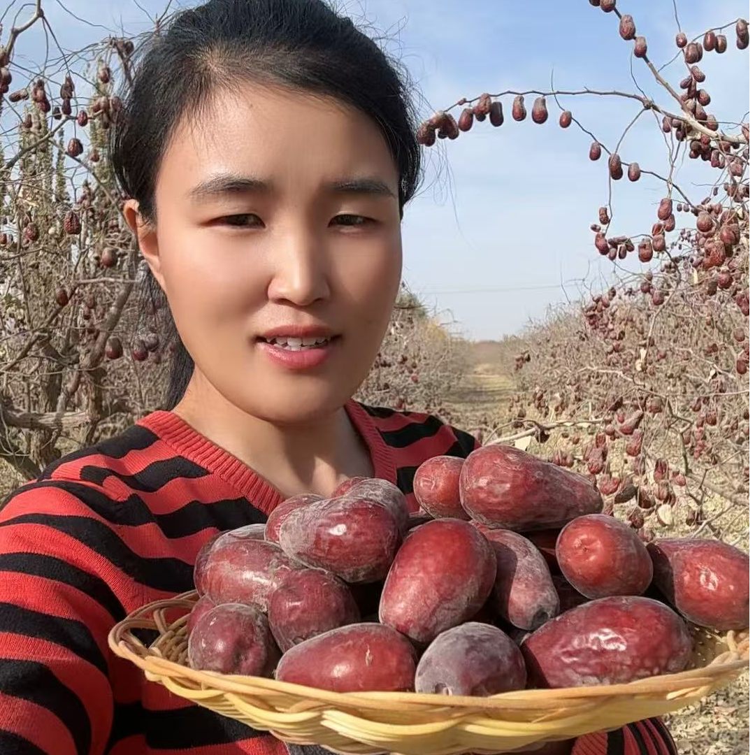 新疆特产和田大枣特级8-9成干皮薄肉厚核小