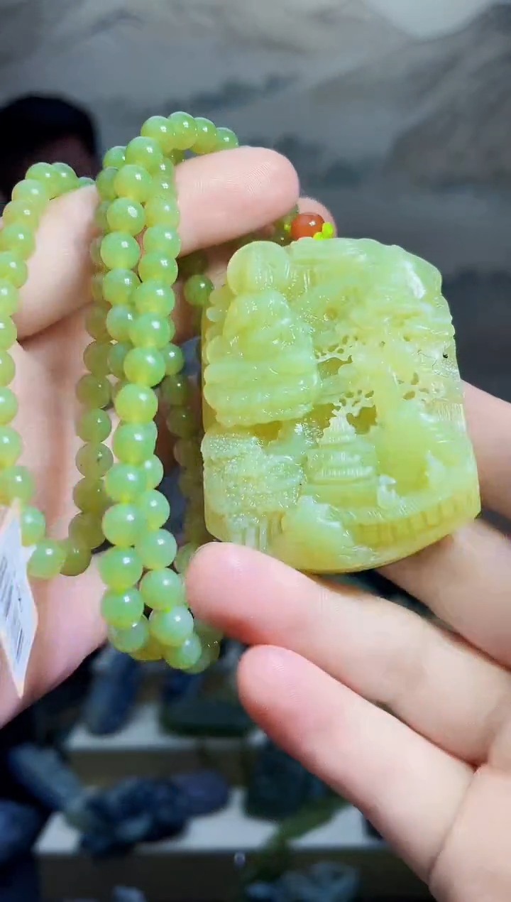 颈饰未镶嵌和田玉1