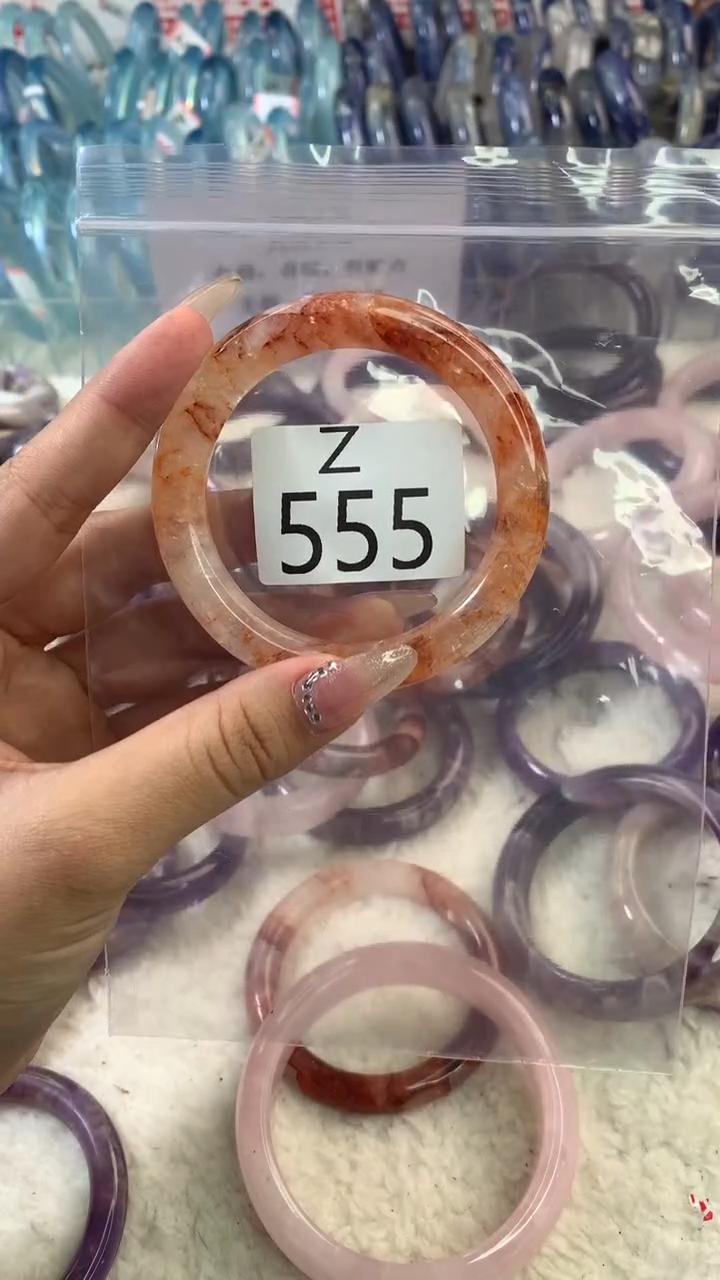 水晶手镯Z未镶嵌水晶555-53