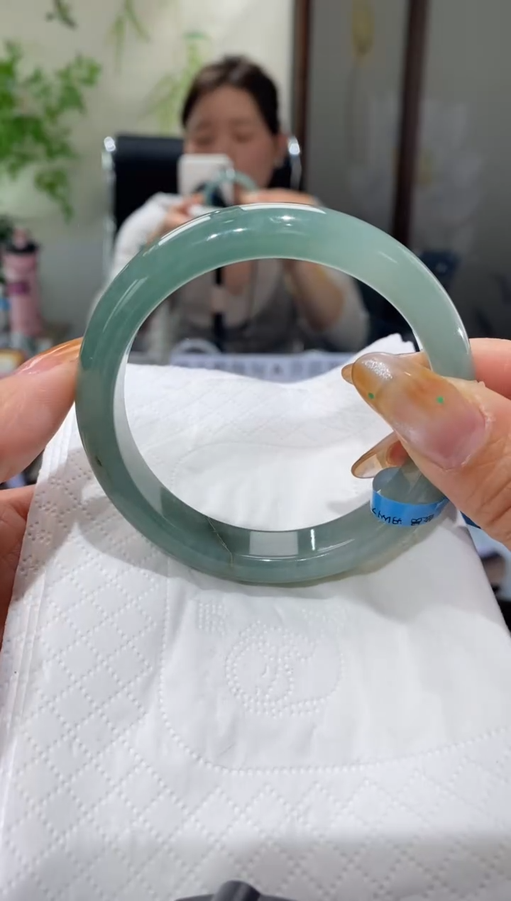 未镶嵌手镯翡翠圈口58.9
