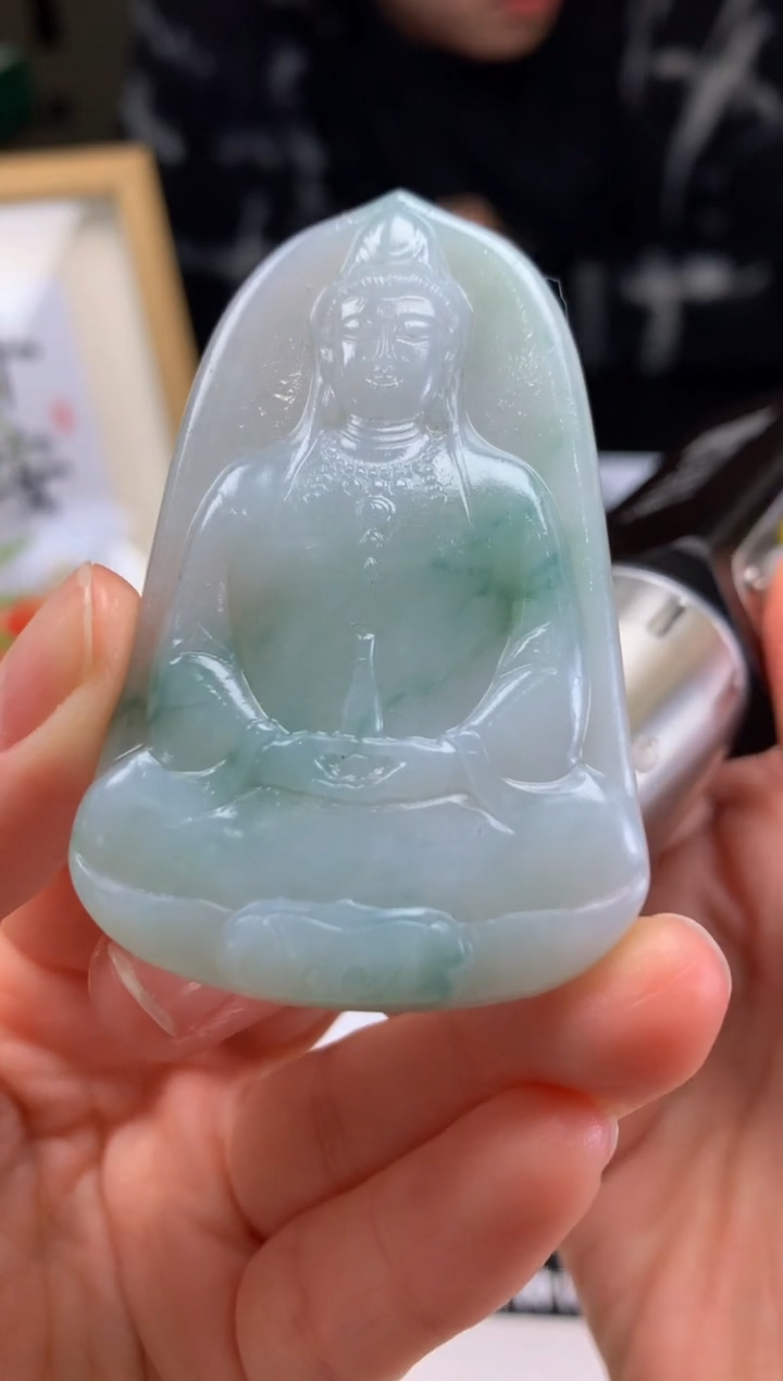 【闪购商品】定制翡翠未镶嵌吊坠-85286