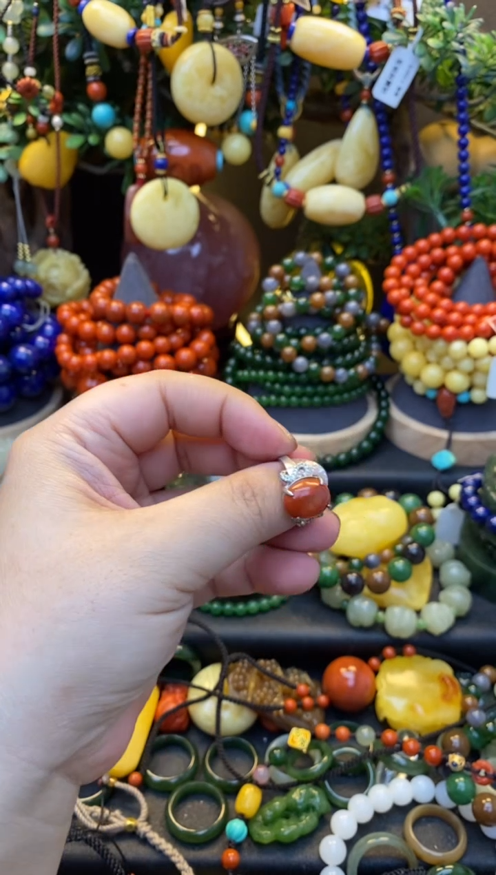 【闪购商品】南红玛瑙戒指未镶嵌南红戒指