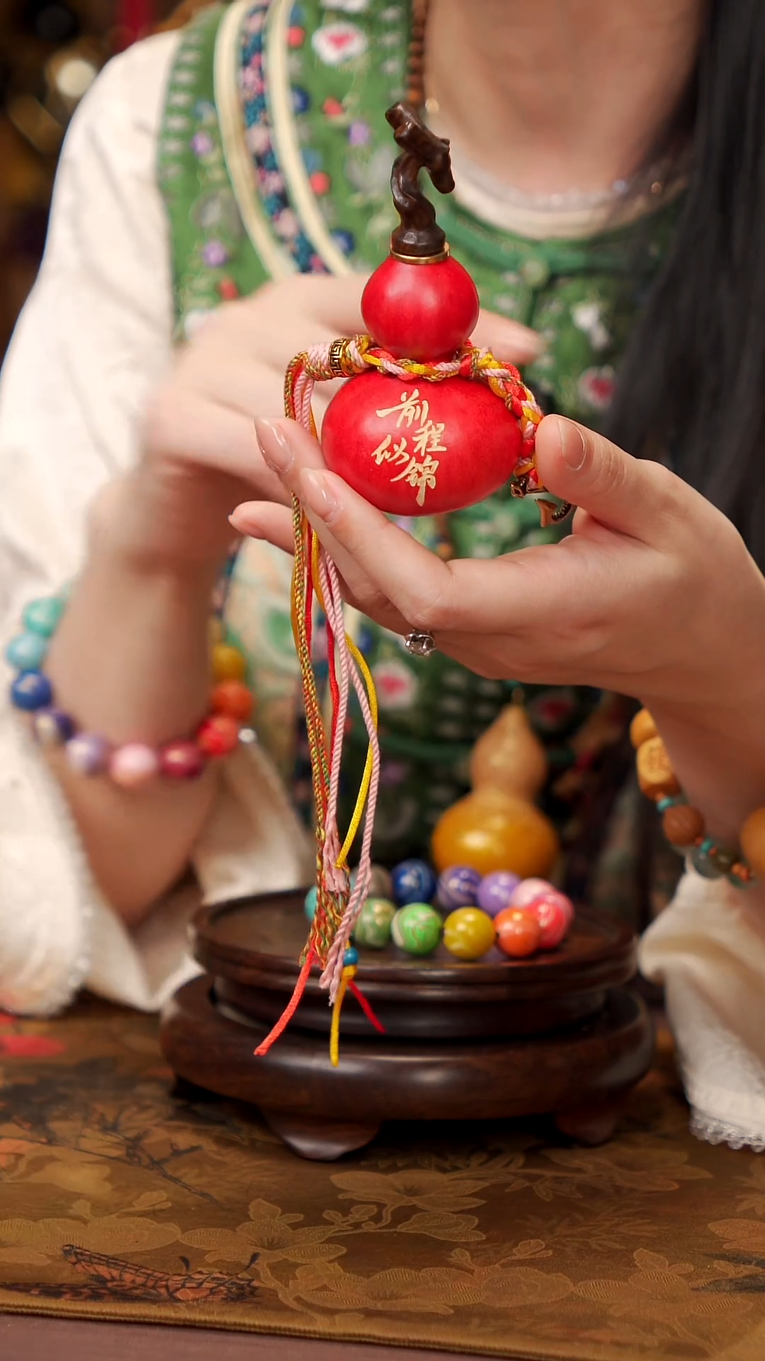 17易林大漆开口小葫芦--88