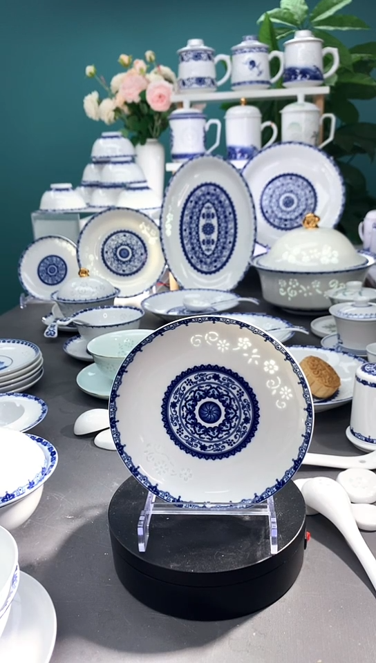 【闪购商品】陶瓷青花春意散件diy