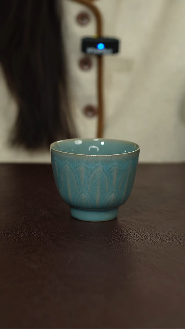 摆件陶原矿原釉汝宋汝瓷