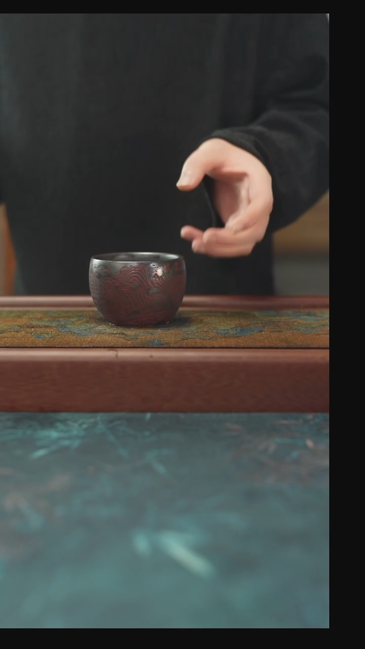 12.20  玄铁石黄  双层主人杯