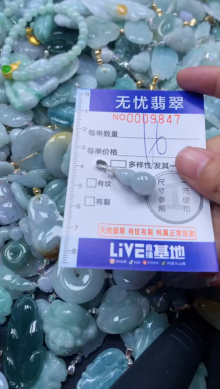 颈饰未镶嵌翡翠9847