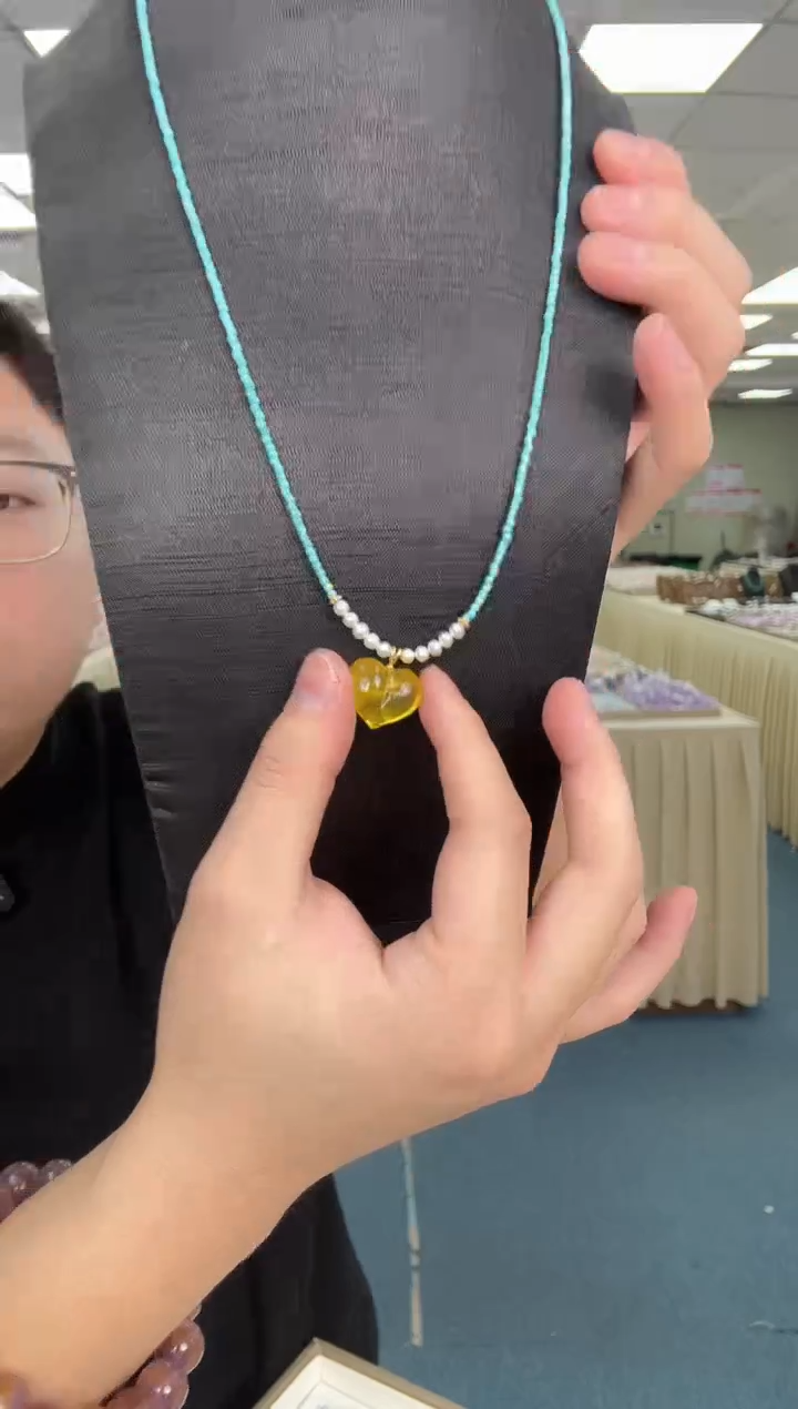 未镶嵌绿松石项链7777