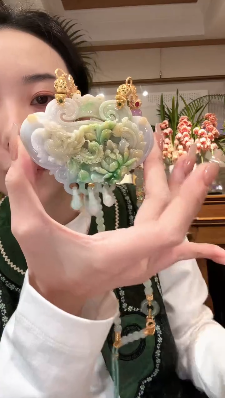 【闪购商品】翡翠颈饰未镶嵌国风