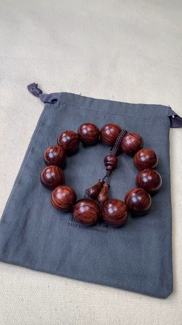 黄花梨/降香黄檀手串/手链黄花梨 2.0 