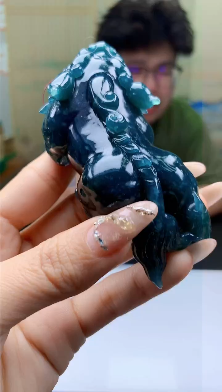 【闪购商品】定制翡翠未镶嵌4688ty-毛货挂件赠珠链66