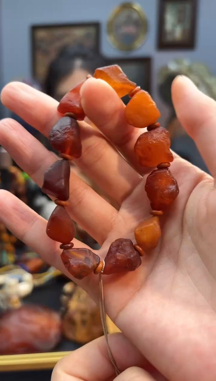 手串琥珀未镶嵌手串