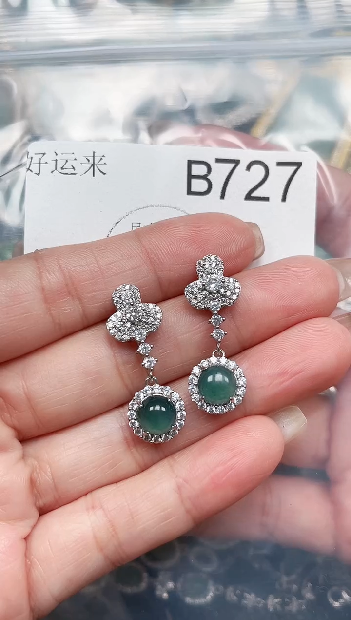 【闪购商品】翡翠颈饰未镶嵌送皮绳727