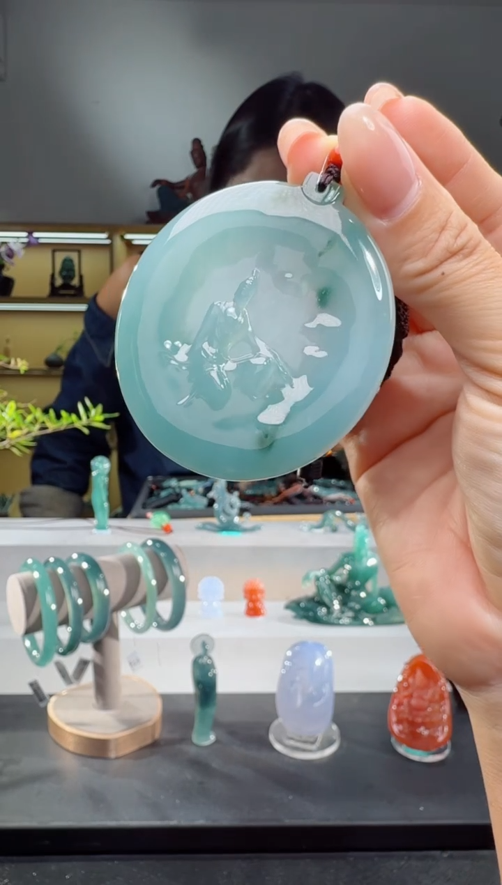 吊坠(不含链)未镶嵌翡翠悟道