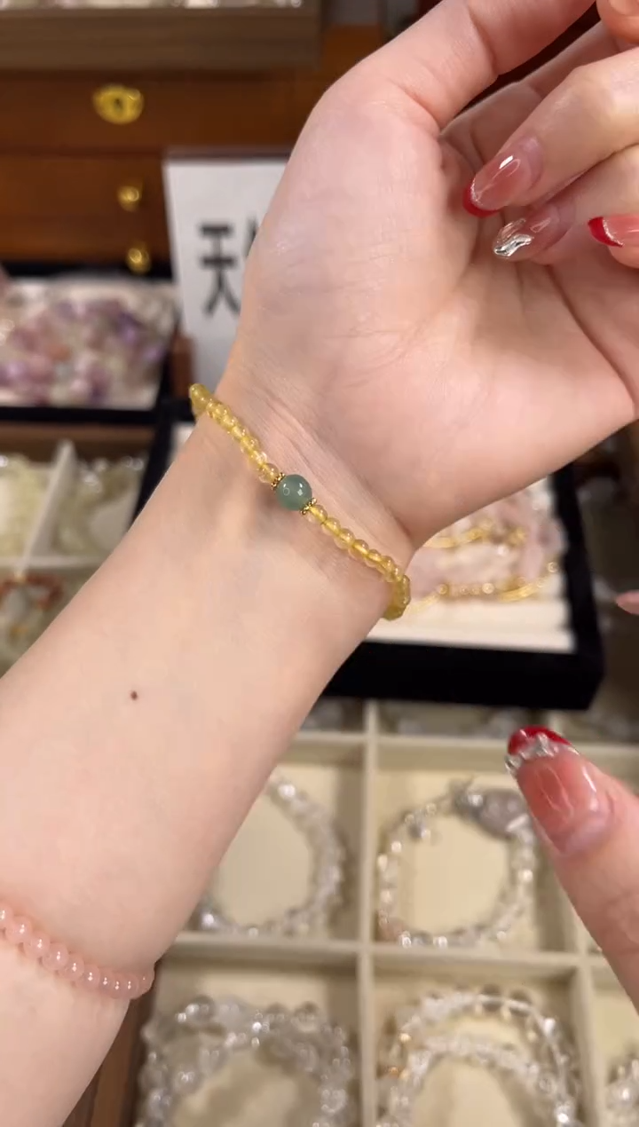 未镶嵌手串水晶          