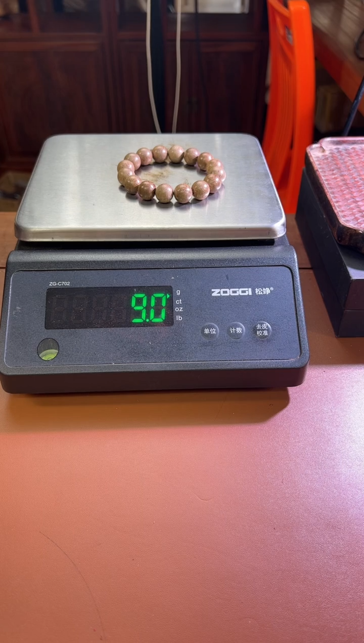 沉香手串越**好海南国香白木香天然野板头料1.2圆珠单圈