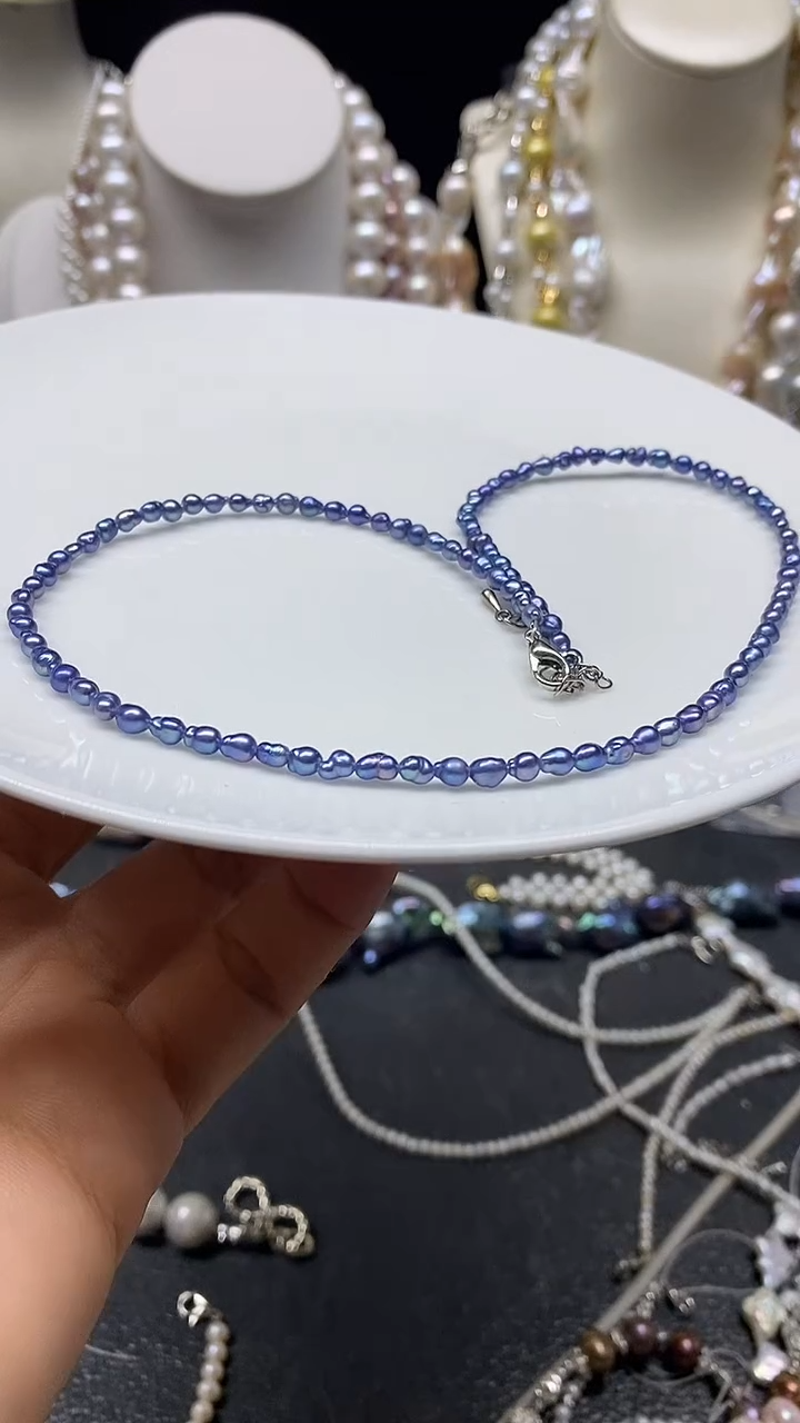 颈饰未镶嵌淡水珍珠多人