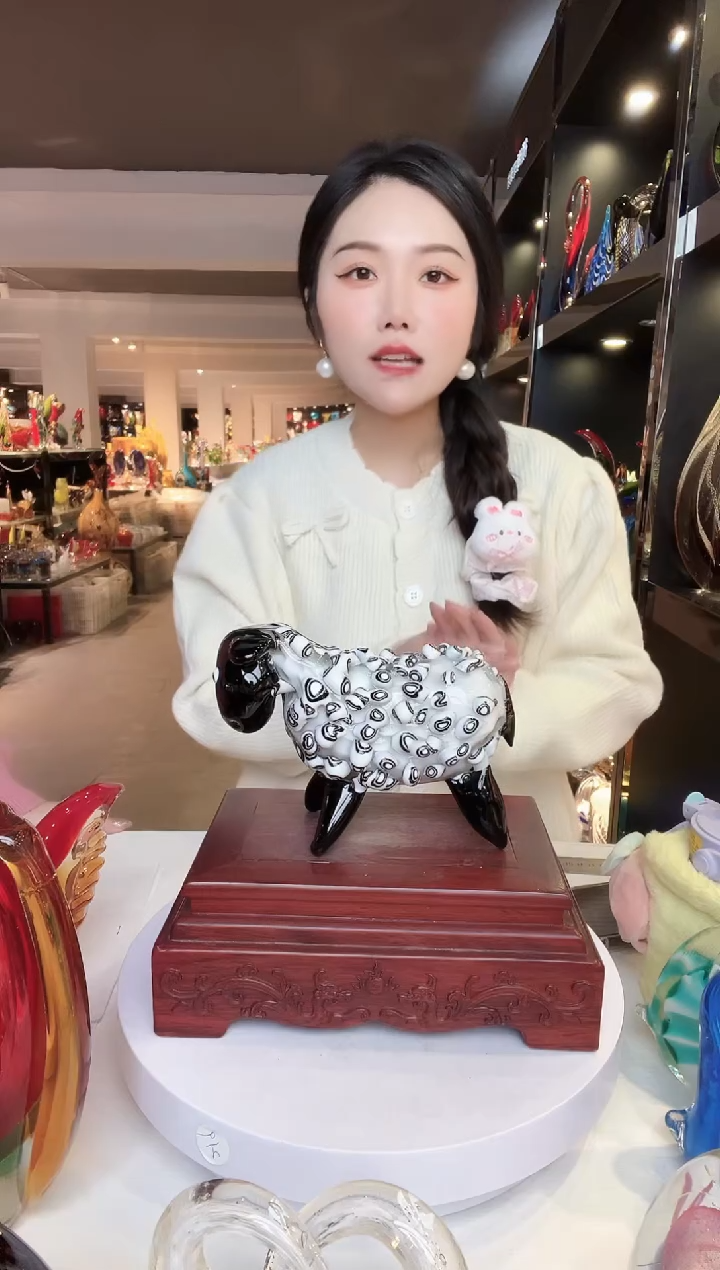 【闪购商品】茶盏琉璃摆件家居摆件