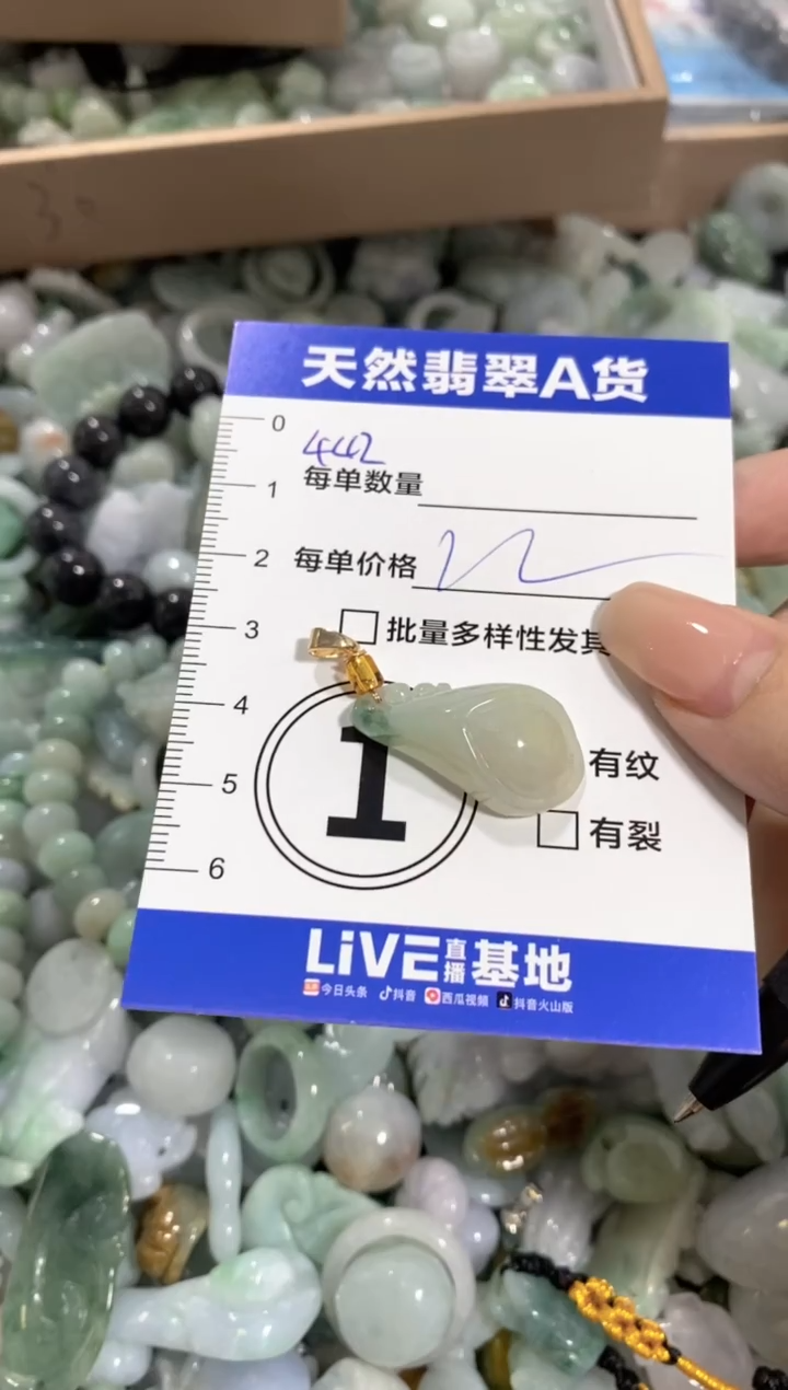 颈饰未镶嵌翡翠天然翡翠A货批量多样性发一件