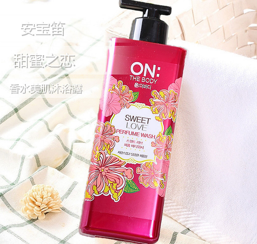 安宝笛 ON香水沐浴露 持久留香沐浴乳补水滋润秋冬保湿正品500ml
