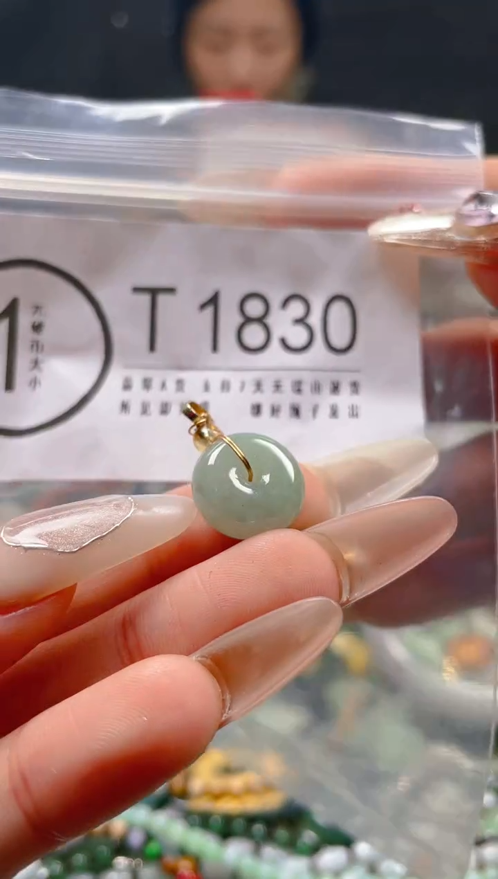 【闪购商品】翡翠颈饰未镶嵌/T/翡翠A货一图一物