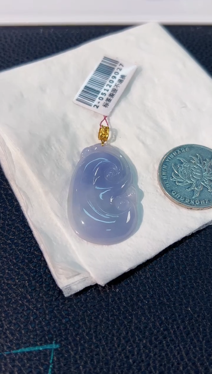 颈饰18K金镶嵌翡翠 缅料A货/支持复检/一件