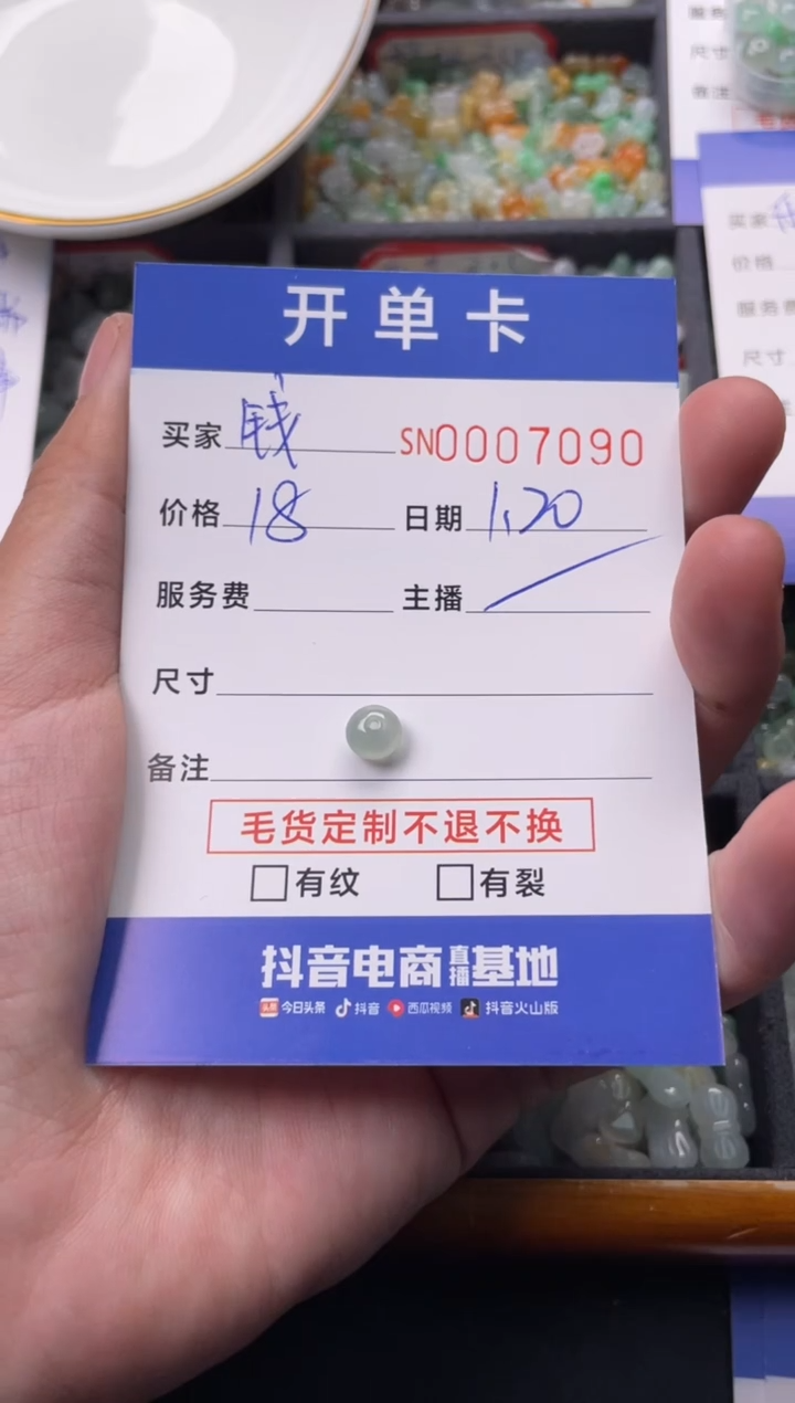 【闪购商品】翡翠颈饰未镶嵌00007090