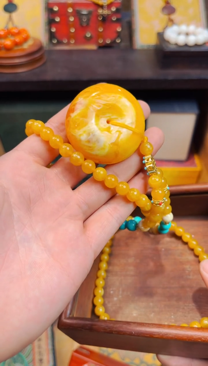 【闪购商品】蜜蜡裸石未镶嵌A瑞哥专属高端精品73