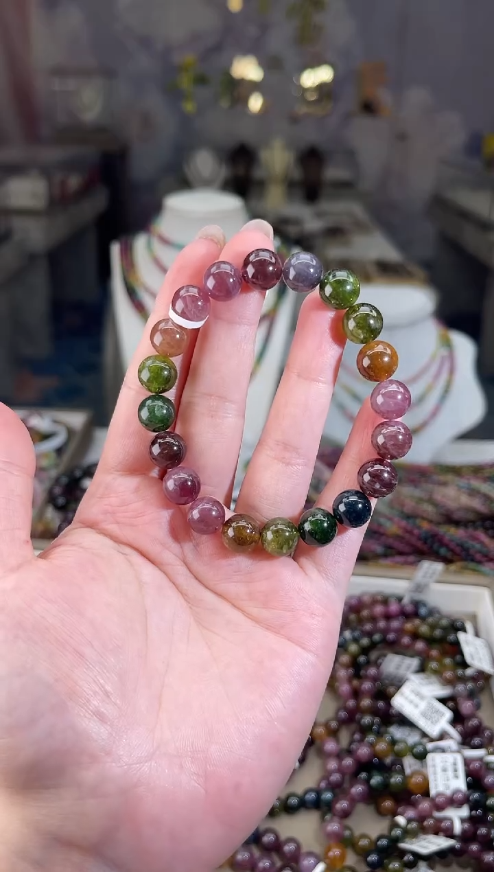 /未镶嵌碧玺9mm+碧玺单圈多样性发货