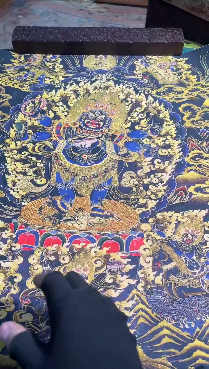 卷轴画路路的唐卡tk160